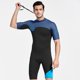 thumbnail image 4 of Traje de neopreno para hombre Shamjiam corto Azul Negro M, 4 of 9