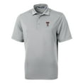 thumbnail image 2 of Men's Cutter & Buck  Gray Texas Tech Red Raiders Alumni Logo Virtue Eco Pique Recycled Polo, 2 of 3