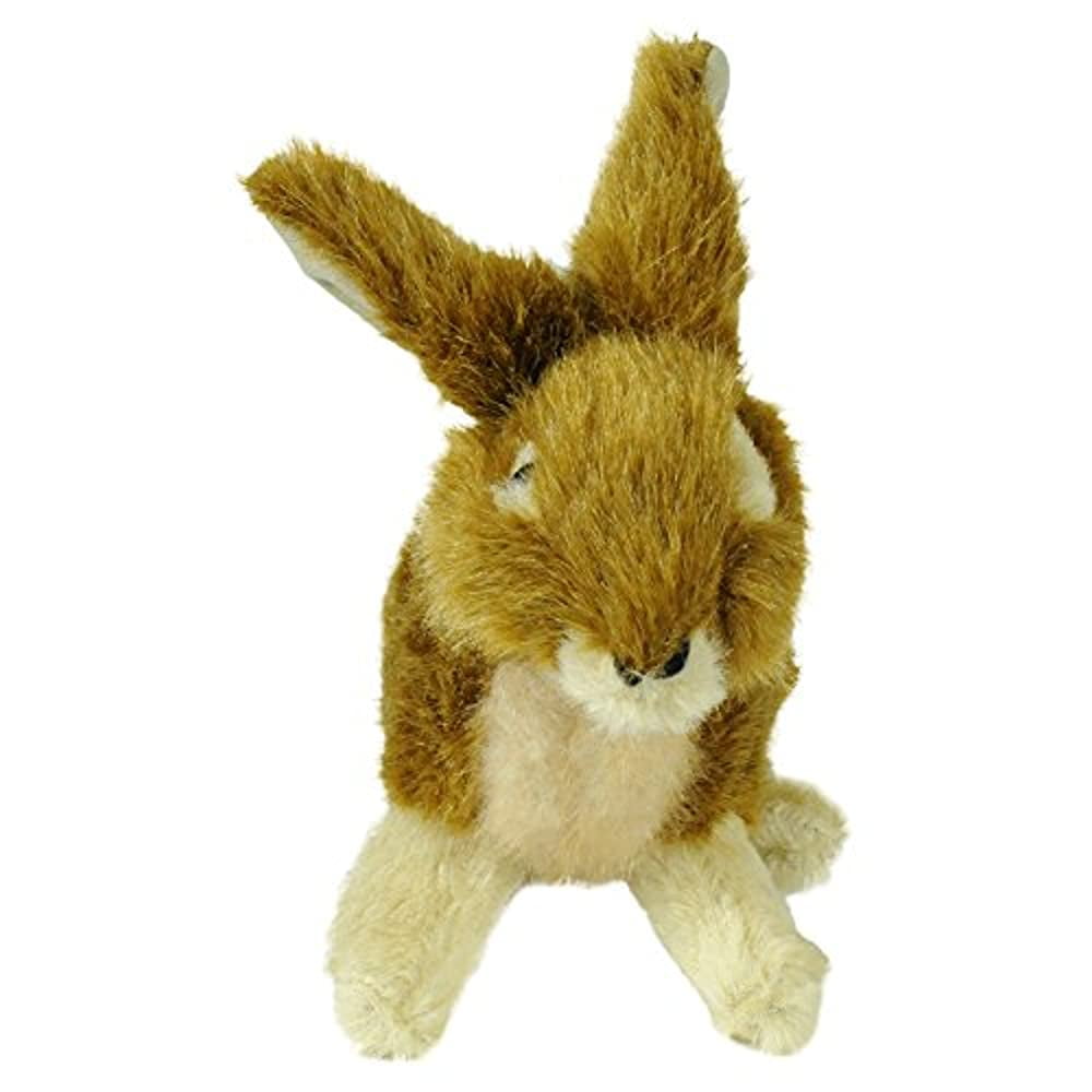 Hyper Pet Wildlife Critter Plush Rabbit Squeaky Dog Toy with Squeaker, Rabbit