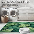 thumbnail image 5 of ODIKA 2'x3' Machine Washable Non-Slip Area Rug, Eclectic Greenery Theme High Traffic Rug, Green, 30887, 5 of 5