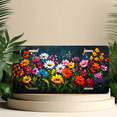 thumbnail image 6 of 1 Pcs 2D Flat License Plate Covers & Frames, Colorful Flowers For Decorative Front, Waterproof For Decoration Aluminum License Plate Covers & Frames Cover For Men Women, 12" X 6", 6 of 7