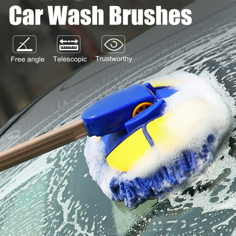 Telescopic Truck Car Wash Brush with Long Handle (CN1971) - China Car Wash  Brush and Water Follow Brush price