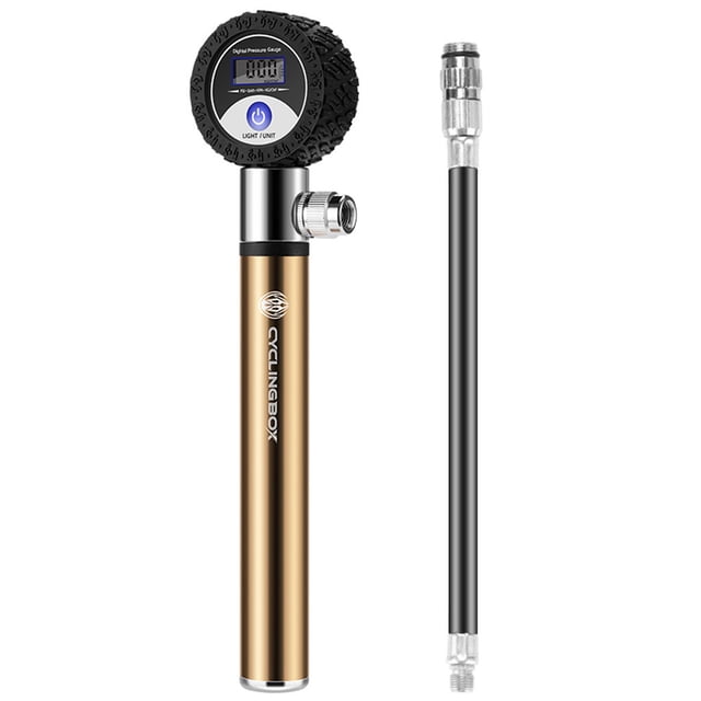 Dvkptbk Tyre Pump Mini High Pressure Bicycle Portable Inflatable Tube Riding Accessories Hand Pump Bike Accessories