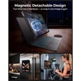 thumbnail image 4 of Funda de teclado avakot Clear Magnetic para iPad Air 13 y Pro 12.9, 4 of 9