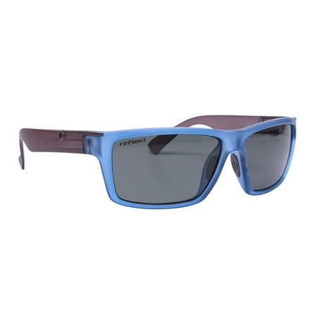 Unsinkable Polarized Men's Echo Floating Sunglasses Matte Blue Water Core Grey