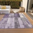 thumbnail image 5 of HomeRoots 623669 9 x 12 ft. Purple & Gray Geometric Washable Transitional Indoor & Outdoor Rectangle Area Rug, 5 of 6