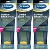 3 Pack of Dr. Scholl's Women's Lower Back Pain Insoles Sizes 6-10, 1 Pair
