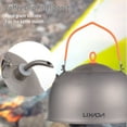 thumbnail image 4 of Lixada LIXADA 0.5L Titanium Kettle with Coffee Drip Spout, Lightweight and Portable for Tea or Coffee Brewing, Food-Grade Silicone, Heat-Resistant, Wide-Mouth Design, Easy to Clean., 4 of 6