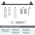 thumbnail image 5 of Amerock Davenport Matte Black 18 inch (457mm) Towel Bar, 5 of 8