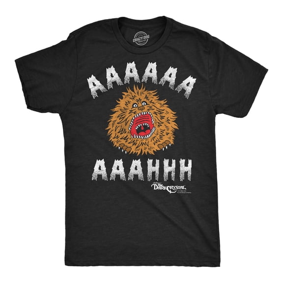 Mens Aaaahhh Fizzgig Funny T Shirt - Jim Henson's Dark Crystal Movie Tee - Retro Tshirt with Vintage Design Graphic Tees