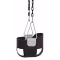 thumbnail image 2 of Machrus Swingan High Back, Full Bucket Toddler & Baby Swing with Vinyl Coated Chain - Fully Assembled - Black, 2 of 5