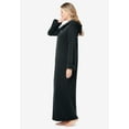 thumbnail image 3 of Dreams & Co. Plus Size Long Hooded Fleece Sweatshirt Robe, 3 of 6