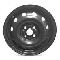 New OEM Replacement Wheel 14x5 in for 2012-2013 Toyota Yaris Painted Black 14 inch Steel Rim