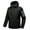 Black, variant on Little Donkey Andy Men's Softshell Jacket with Hood, Fleece Lined Winter Jackets for Hiking, Windproof Water-resistant (Black XXL)