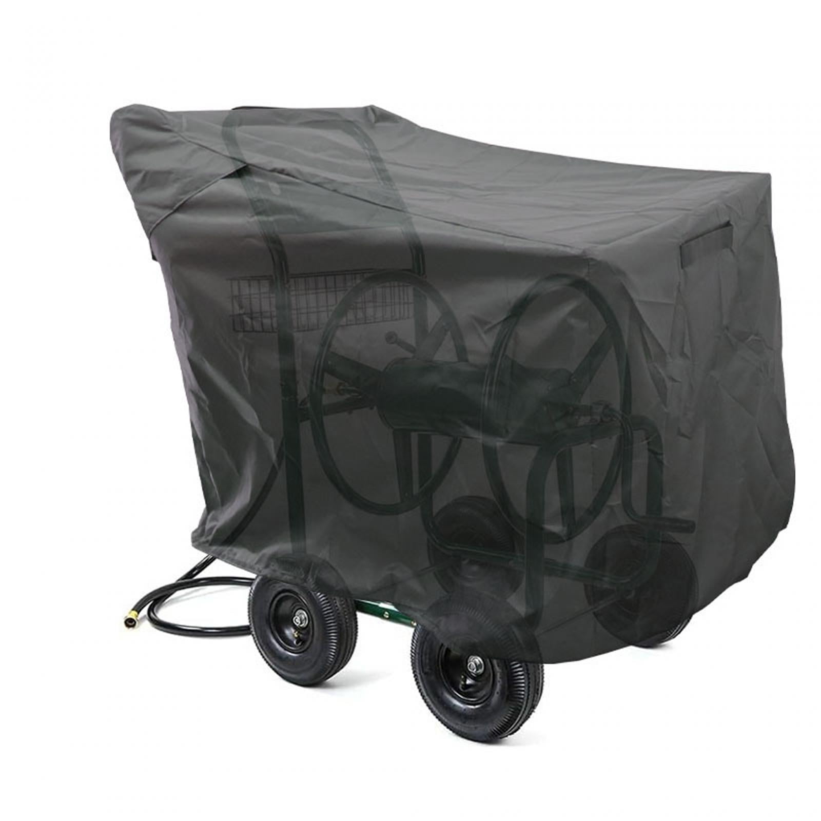 koolsoo Garden Hose Reel Cart Cover Outdoor,Protective Cover Storage Bag,Easy to Clean Waterproof Outdoor Hose Cart Cover for Outdoor