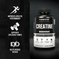 thumbnail image 4 of Jacked Factory Creatine Monohydrate Capsules - Canadian-Owned Supplement for Muscle Growth, Increased Strength, Enhanced Energy Output, and Improved Athletic Performance - 150 Pills, 4 of 8