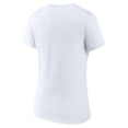thumbnail image 3 of Women's White Washington State Cougars Campus V-Neck T-Shirt, 3 of 3