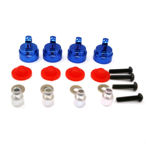 Vogacara RCGOFFLOW-perno de bola para coche de control remoto, fuerte perno de bola para 1/10 ECX AMP Monster Trucks, pieza de actualización de Kits de construcción modelo Azul oscuro