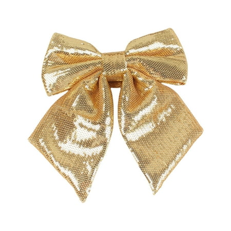 

Christmas Sequined Bow Glitter Bow Tie Christmas Tree Accessories Wreath Decoration Door and Window Hangings Party Decorations Christmas Decorations Clearance