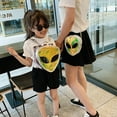 thumbnail image 6 of ibiyuan Clear Bag Green Alien Face Transparent Crossbody Sling Bag Glitter Shoulder Purse with Chain Strap for Sports Concerts Stadium Events, 6 of 6