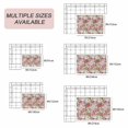 thumbnail image 6 of Pink Spring Floral Outdoor Rug 4x6 Ft, Non Slip Washable Area Rug, Vintage Summer Botanical Patio Rugs Carpet Runner, Large Floor Mat for Indoor/Outdoor Deck Porch Camping, 6 of 8