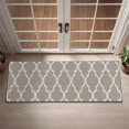 thumbnail image 2 of Brown Geometric Quatrefoil Pattern Door Rugs,Washable Non Slip Door Mats Indoor,Decorative Door Mats,Entry Mat Indoor for Entrance,Bedroom,Kitchen,Bathroom,16"x47", 2 of 6