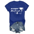 thumbnail image 5 of MEICHEN Graduation Gifts for Her: Senior 2026 Shirts Class Of 2026 T Shirt In My Senior Causal College Graduation Teacher Tee Tops Womens Spring Summer Tops, 5 of 6