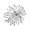 Silver 2, variant on Elegant Sun Goddess Embossed Brooch In Gold And Silver Zinc Alloy Design