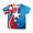 Girls 4th of July Shirt-Light Blue, variant on TOWED22 Girls Red White Blue Shirts 4th of July T-Shirts Summer Tee Tops for Toddler Kids 1-14 Years USA Theme(Light Blue,8-9 Y)