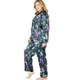 thumbnail image 4 of Amoureuse Women's Plus Size The Luxe Satin Pajama Set Pajamas, 4 of 5