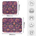 thumbnail image 2 of Ryvnso Magical Mandala Pattern Dish Drying Mat for Kitchen Countertop 18x24 Large Dish Pad Drainer Rack Dish Sink Mats, 2 of 7
