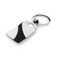 thumbnail image 3 of Effete Feline Claw Marks Scratch Rectangle Photo Keyring, 3 of 4