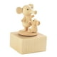 thumbnail image 3 of Caja de música navideña, caja de música de madera sin terminar, caja musical navideña para niña, para cumpleaños, bodas y Navidad. elefante, 3 of 9