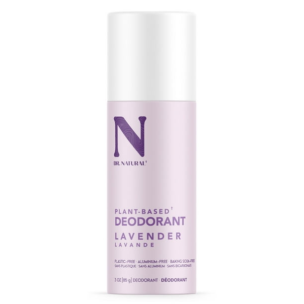 Desodorante en barra - Lavanda de Dr. Natural para unisex - Desodorante en barra de 3 oz