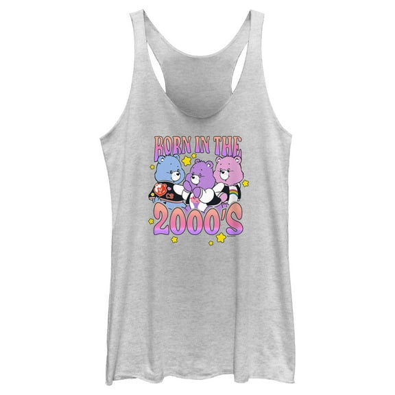 Women's Care Bears Born in the 2000's  Racerback Tank Top