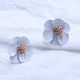 thumbnail image 1 of Pendientes creativos de moda en línea Elegantes pendientes de pintura en aerosol con flores dulces para niña Mori Decoraciones para mujeres, 1 of 6