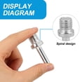thumbnail image 5 of ORDDIART 10Set Galvanized Iron Connecting Rod for Electric Drill 4.5x1.7x1.7in, 5 of 5