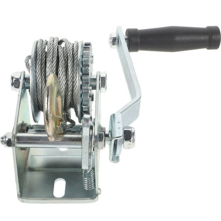 Hemobllo Winch Hand Crank Cable Winch Metal Manual Lifting Tool 1Pack