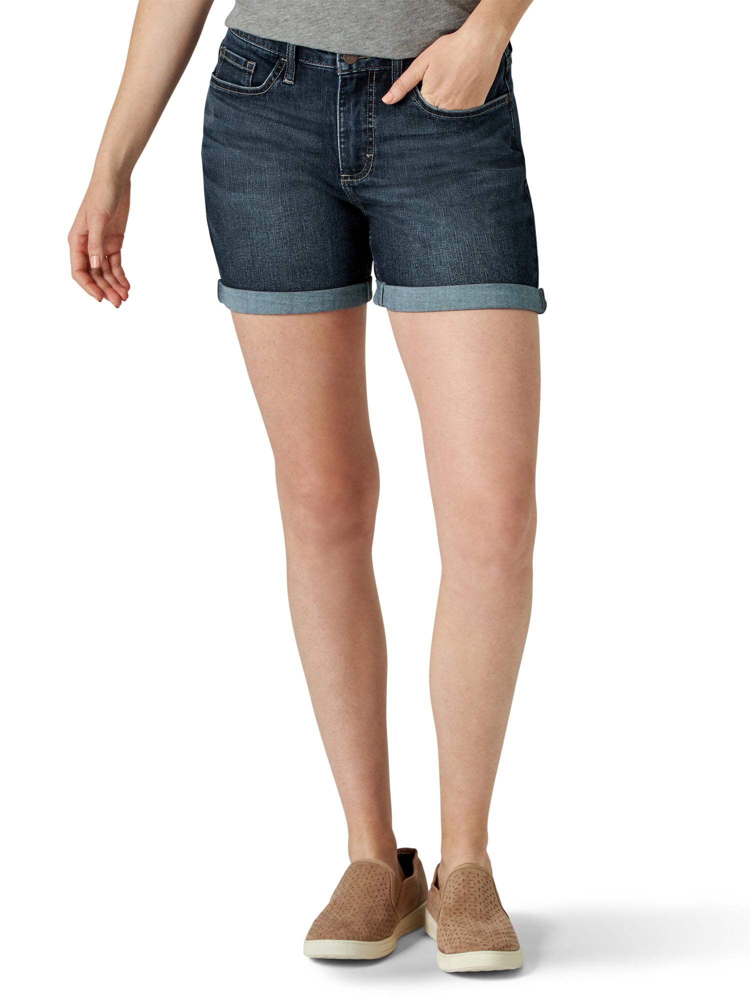 lee jean shorts womens