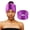 Purple, variant on Satin Spa Headband Soft Stretch Make Up Wrap for Face Washing Shower