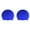 Blue, variant on Dvkptbk Swimming Cap 2Pc Adult Universal Pure Ear Protection Swimming Caps Swimming