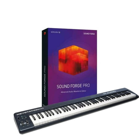 M-Audio Keystation 88 MIDI Controller With Sound Forge Pro 13 Download Card for