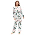 thumbnail image 2 of Matching Pajamas for Couples Dinosaur Christmas His and Hers Pajamas Sets Soft Long Sleeve Sleepwea, 2 of 8