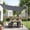Gray, variant on 2 Pack 10 ft Shade Sail Poles with D-Clamps, Heavy Duty Sun Shade Support Post Kit for Ground Soil Backyard Patio Courtyard, Gray/Black