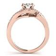 thumbnail image 2 of Aonejewelry 1/2 Carat Halo Diamond Engagement Ring In 14k Solid Rose Gold, 2 of 2