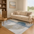 thumbnail image 7 of Addison Rugs Mayfield Premium Machine Washable Transitional Geometric Denim Rectangle Rug, 10' x 14', 7 of 7