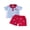 Blue Red, variant on BemeyourBBs Toddler Baby Boy 4th of July Outfit Baby Boys Independence Day Summer Clothes Patriot America Flag Embroidery Striped Half Button Short Sleeve Lapel Collar Shirt Tops and Shorts Set
