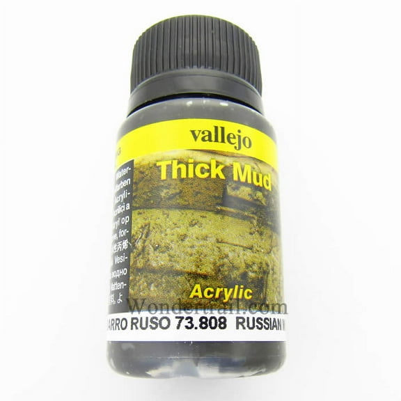 Russian Thick Mud 40ml Bottle Acrylic Weathering Effects Vallejo
