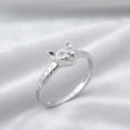 thumbnail image 3 of Animal Cat Kitten Ring 925 Sterling Silver Halloween Unisex Jewelry Gift, 3 of 5