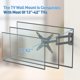 thumbnail image 4 of Soporte de pared para TV Full Motion C-MOUNTS para televisores de 13 a 42 pulgadas, 4 of 7